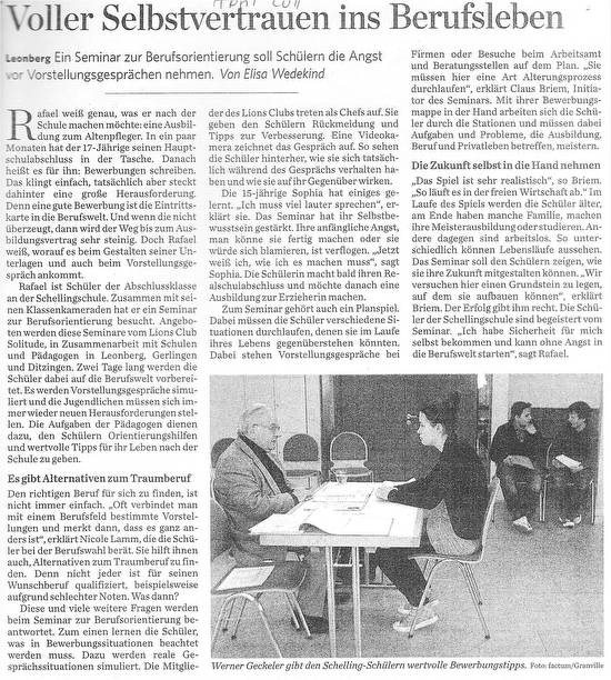 2011bewerbungstraining