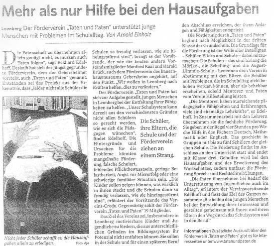 hausaufgabenbetreuung