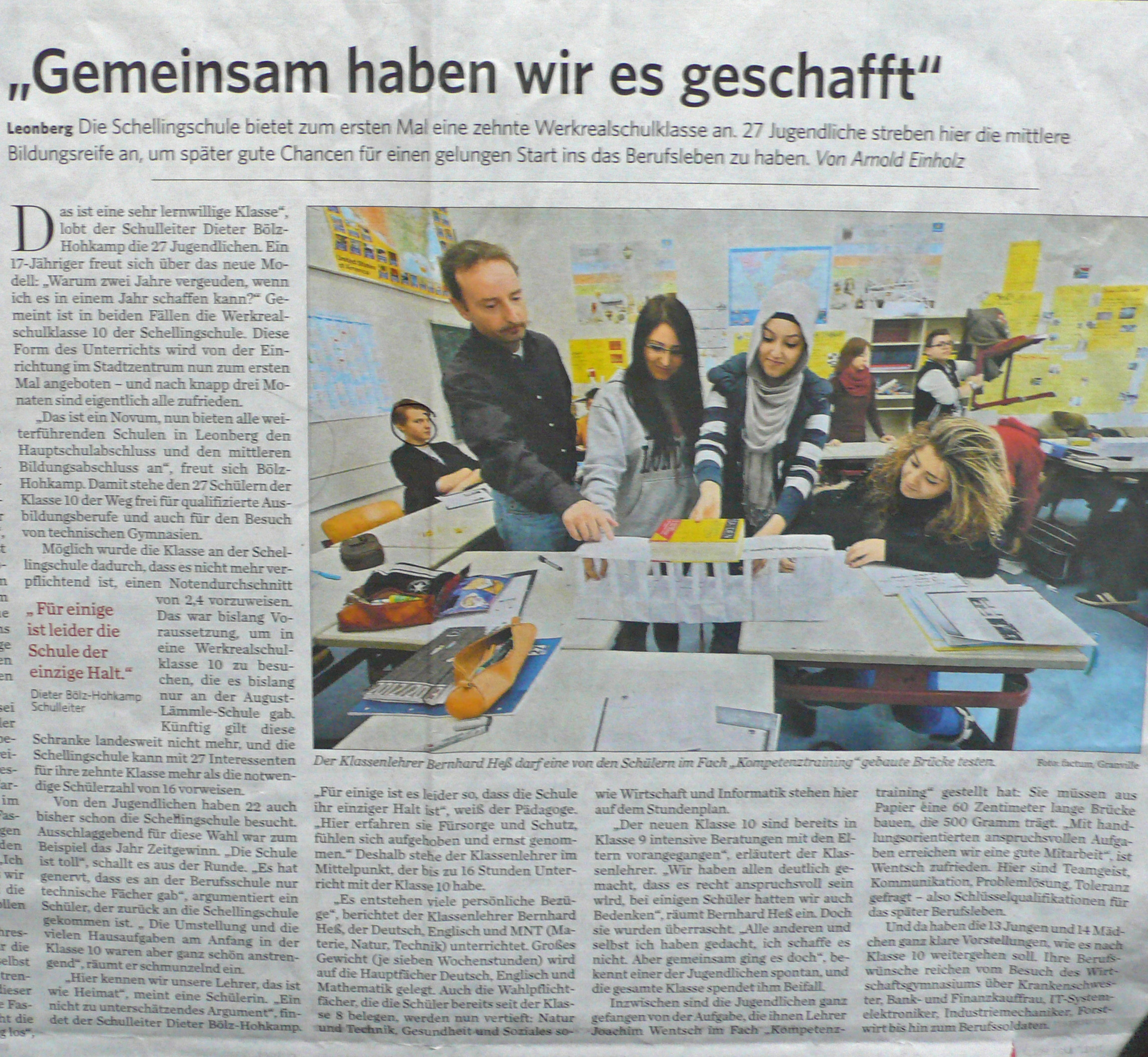 Zeitungsbericht 3